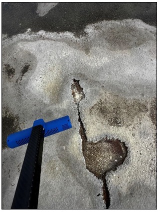 handheld methane detection at leak locations